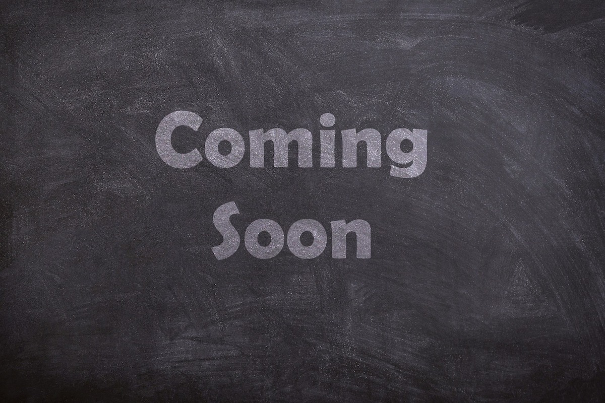 Coming Soon Chalkboard